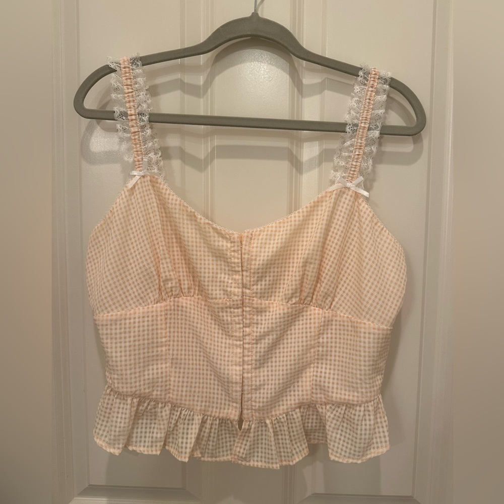 Lush Checkered Camisole